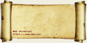 Tina Vujanac vizit kartica